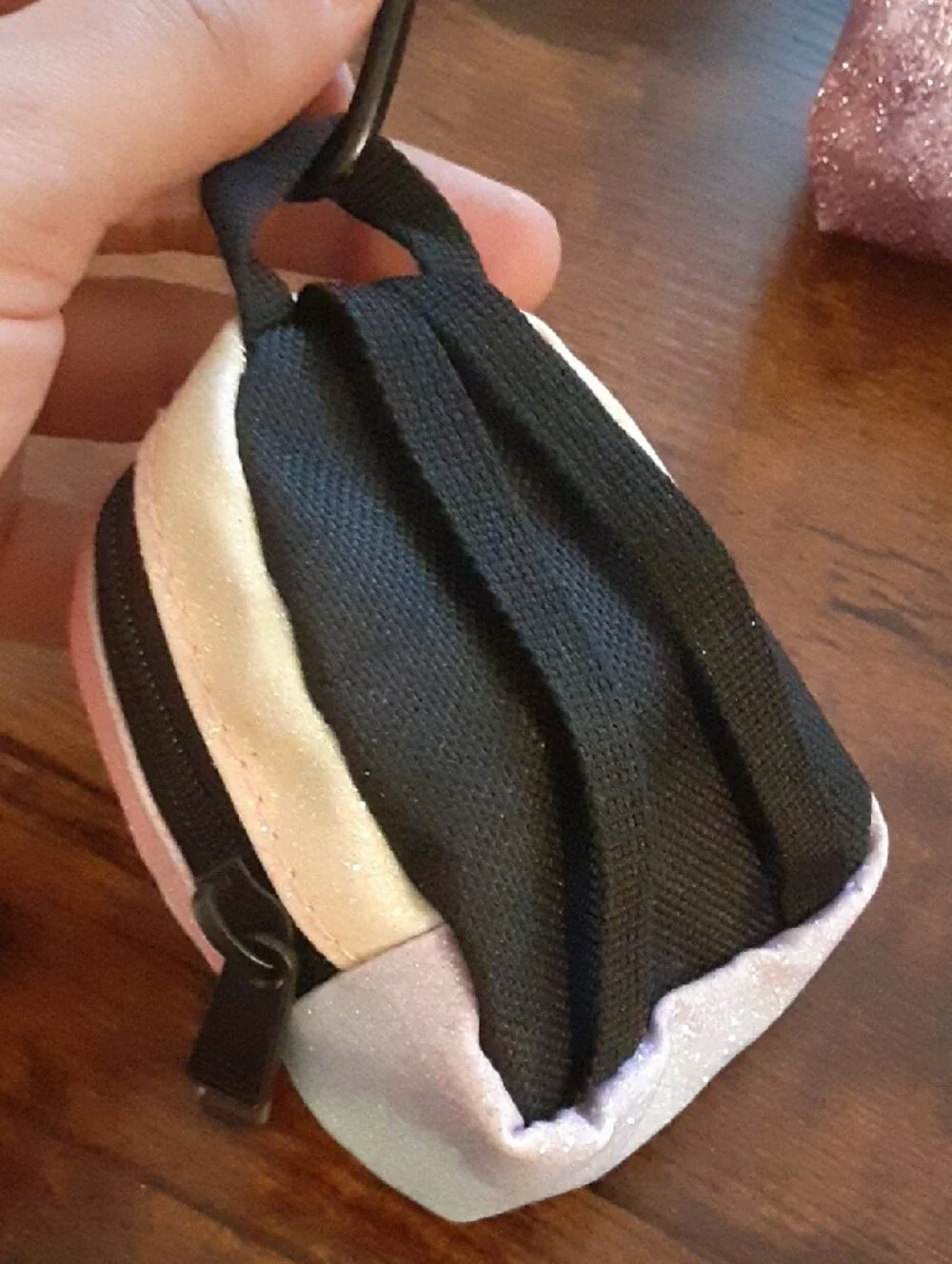 Sparkly Mini Backpack Keychain